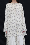 Mutedance 25 Spring/Summer Silk Crew Neck Blouse MD-MD25SS129-HOARY